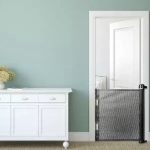 Ruhhy biztonsági kapu háziállatoknak - fekete (WNDR19380) - Image 3