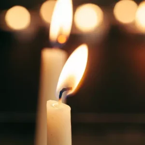 Fehér gyertya készlet - 40 darabos szett (WNDR20687) - Image 4