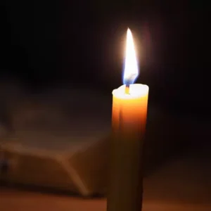 Fehér gyertya készlet - 40 darabos szett (WNDR20687) - Image 5