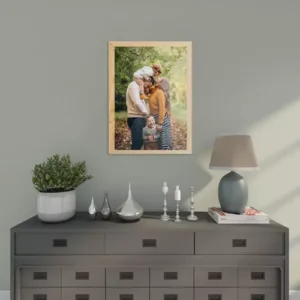 Barna színű fenyő képkeret, strasszkő és gyémánt kirakókhoz 24 x 34 cm (WNDR19917) - Image 3