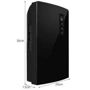 Elektromos páramentesítő és légtisztító – 65W , 1,5L – fekete (WNDR19896) - Image 2