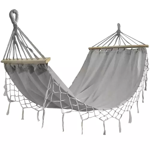 GARDLOV kényelmes kerti függőágy merevítőkkel és tárolózsákkal – 200x100cm (WNDR21079) - Image 6