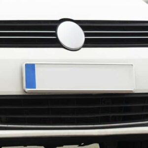 Univerzális időjárásálló 2 db-os rendszámtábla tartó szett, első és hátsó rendszámtábla kerettel ezüst színben (WNDR22048) - Image 8