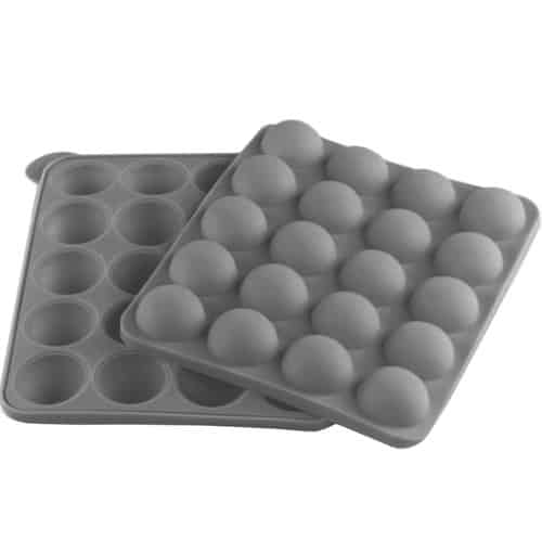 Szilikon gömb forma pálcikákkal – nyalóka, jégkrém és aprósütemény forma – 20 db-os (WNDR21808) - Image 5
