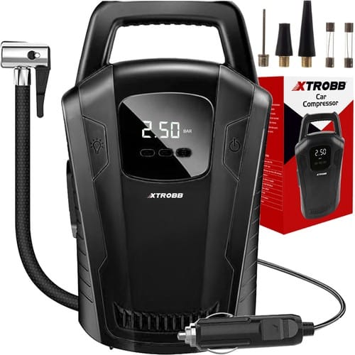 XTROBB LCD kijelzős autókompresszor 12V (WNDR21866)