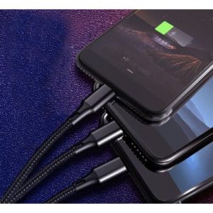 USB kábel 3in1 microUSB / lightning/ USB-C Izoxis (WNDR22194)