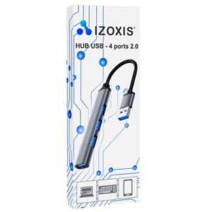 USB HUB - 4 portos adapter 3.0 + 2.0 Izoxis (WNDR21940) - Image 8
