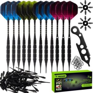 12 darabos darts készlet / darts + kiegészítők Trizand (WNDR21629)
