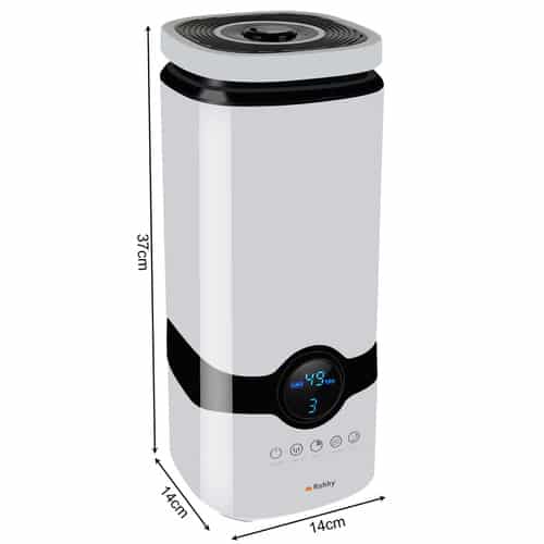 Aromaterápiás párásító és ionizátor - érintőpanellel, távirányítóval és 3 féle illóolajjal (WNDR22739) - Image 9