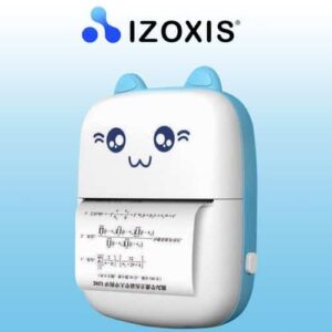Mini cicás bluetooth-os thermo print fekete-fehér fotónyomtató - 10 db nyomtatótekerccsel (WNDR22272) - Image 2