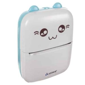 Mini cicás bluetooth-os thermo print fekete-fehér fotónyomtató - 10 db nyomtatótekerccsel (WNDR22272) - Image 4