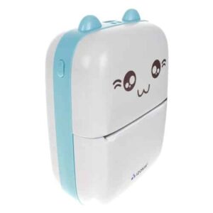 Mini cicás bluetooth-os thermo print fekete-fehér fotónyomtató - 10 db nyomtatótekerccsel (WNDR22272) - Image 5