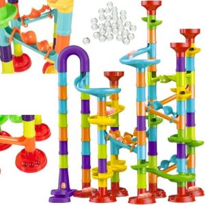 113 darabból álló, szórakoztató 3D labirintus csúszda golyópálya (WNDR22884)