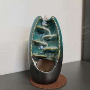 Kerámia folyékony füst füstölőkúp tartó - vízesés, 55 db kúppal (WNDR22655) - Image 9