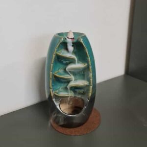 Kerámia folyékony füst füstölőkúp tartó - vízesés, 55 db kúppal (WNDR22655) - Image 10