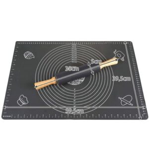 Szilikon nyújtólap méret jelölésekkel + sodrófa (WNDR23760) - Image 3