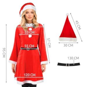Télanyó jelmez - női Mikulás ruha Malatec (WNDR22702) - Image 4