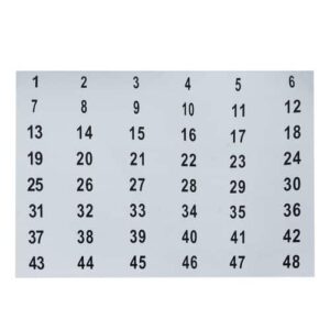 Biztonsági kulcstartó széf 48 akasztóval és 48 bilétával (WNDR22628) - Image 9