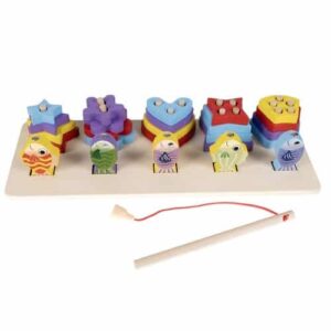 2 az 1-ben koncentráció és gondolkodás fejlesztő mágneses horgász és formaválogató játék (WNDR22565) - Image 3