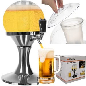 Party sörcsap, gömb alakú ital adagoló - hűthető, 3,5 literes (WNDR22799)