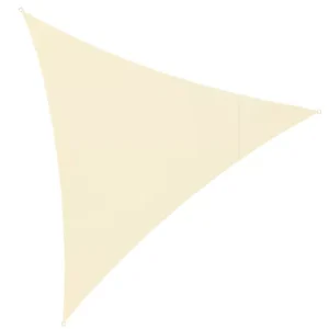 Napvitorla - háromszög alakú, vízálló, UV szűrős, bézs 3x3x3m (WNDR23146) - Image 5