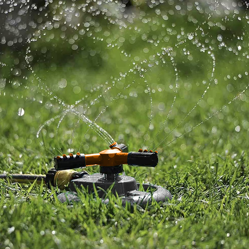 GARDLOV 360° kerti sprinkler - 3-karos forgó locsoló, 10m hatótávolság (WNDR25427) - Image 4