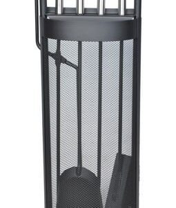 5 az 1-ben helytakarékos kandalló tisztító készlet állvánnyal – kályhákhoz, kemencékhez – 22 x 66 cm (WNDR4165) - Image 2