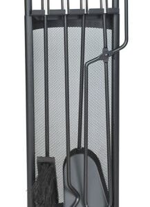 5 az 1-ben helytakarékos kandalló tisztító készlet állvánnyal – kályhákhoz, kemencékhez – 22 x 66 cm (WNDR4165) - Image 3