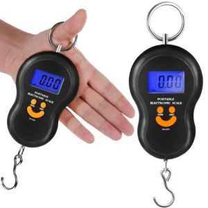 Digitális kézi bőröndmérleg – poggyász súlymérő, 50 kg-ig terhelhető (WNDR0898)