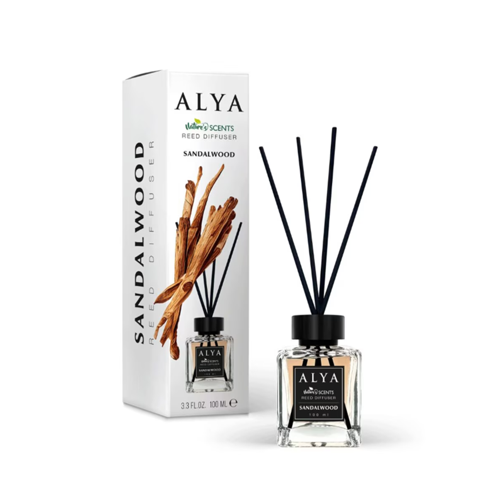 Alya otthoni illatosító pálcikákkal – elegáns üveg, hosszan tartó frissesség, többféle illat 100 ml (BBKM) - Image 9