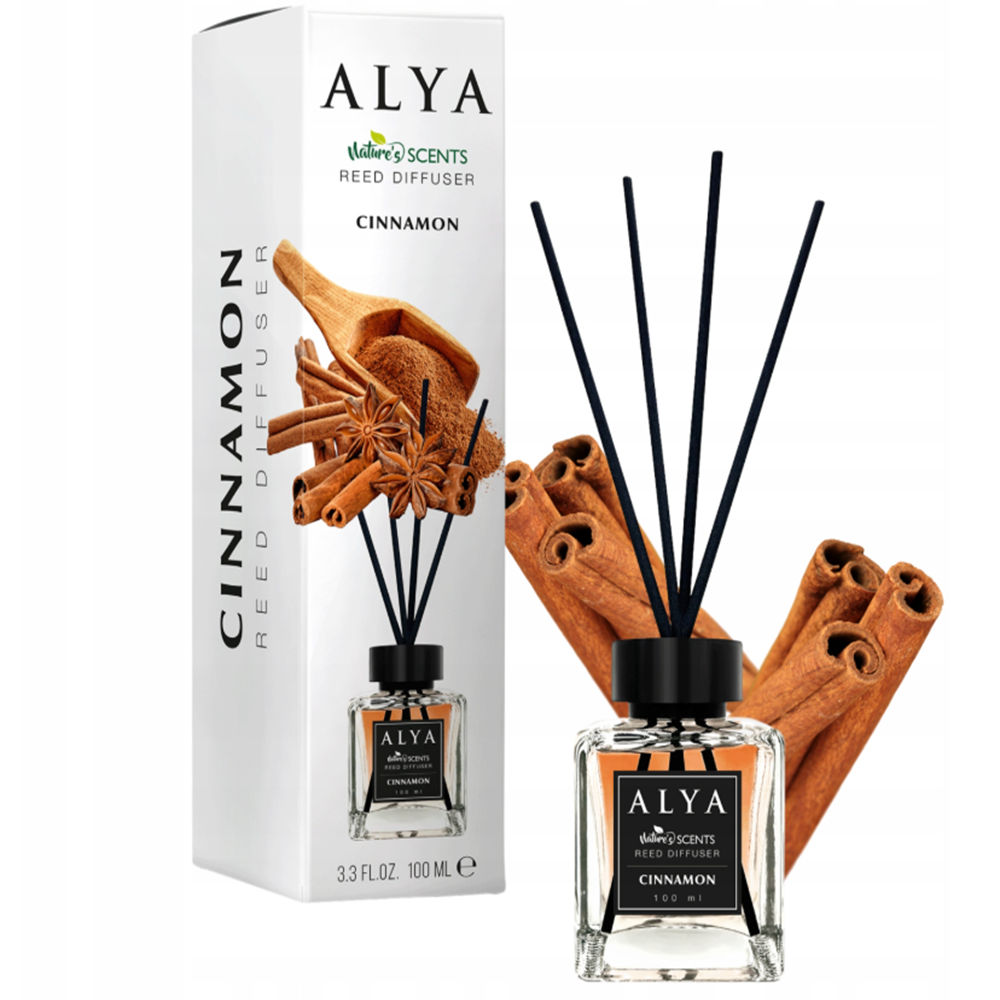 Alya otthoni illatosító pálcikákkal – elegáns üveg, hosszan tartó frissesség, többféle illat 100 ml (BBKM) - Image 8