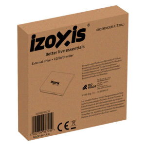 Külső cd dvd író olvasó usb 3.0 izoxis fekete (WNDR26083) - Image 10