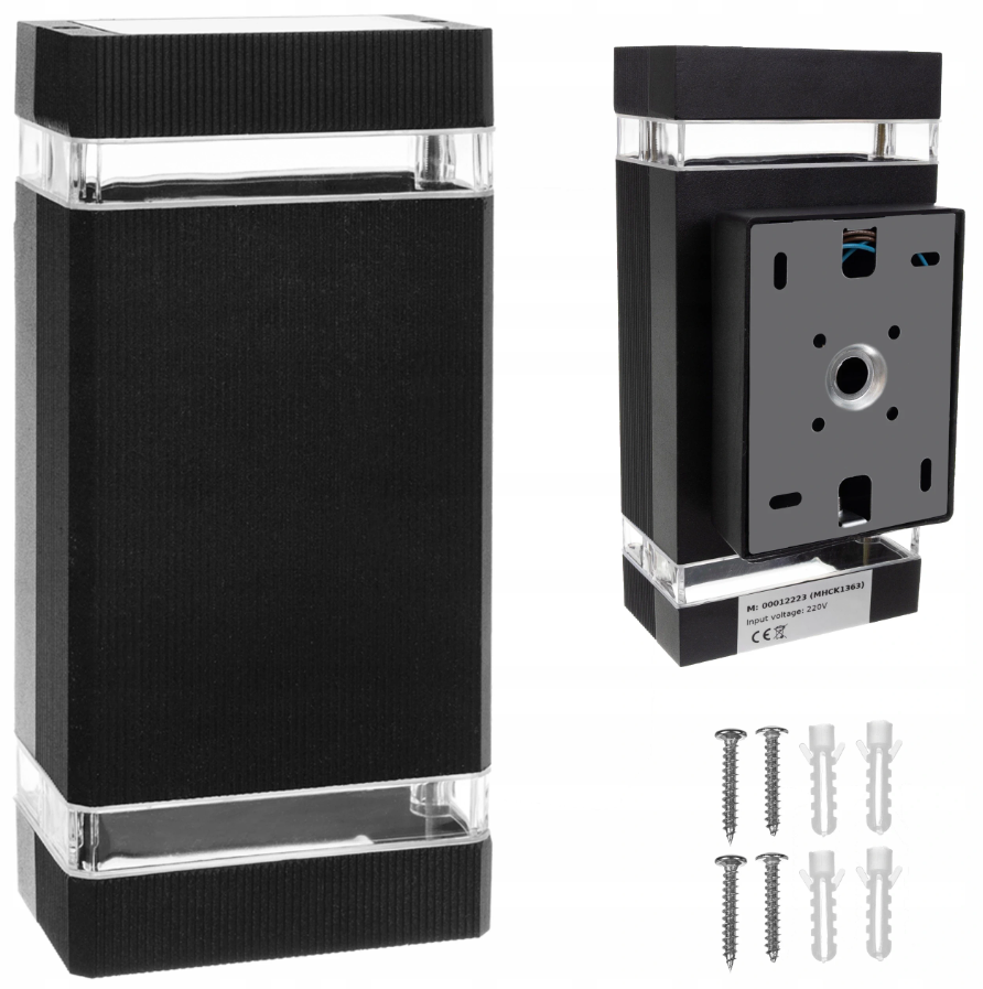 IP65 Kültéri LED fali lámpa homlokzatokhoz – modern, vízálló (WNDR12223) - Image 3