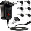 IZOXIS Univerzális Állítható Tápegység 3–12V 30W + USB – Egy töltő, végtelen lehetőség (WNDR26106)