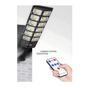 Kültéri napelemes LED fali lámpa – szuperfényes, vízálló kerti világítás mozgásérzékelővel és távirányítóval W789B-5 (BBD) - Image 2