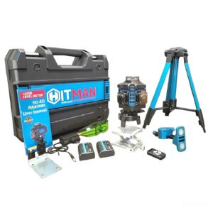 Professzionális Hitman GLS-2416LD 4D szintező lézer – dupla 5V max akkumulátor + állvány 2416LD (THM) - Image 1
