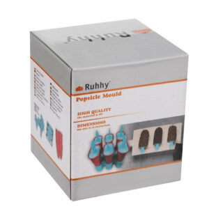 RUHHY 6 részes jégkrém készítő forma – BPA-mentes, újrafelhasználható – Rózsaszín & Kék (WNDR24248) - Image 11