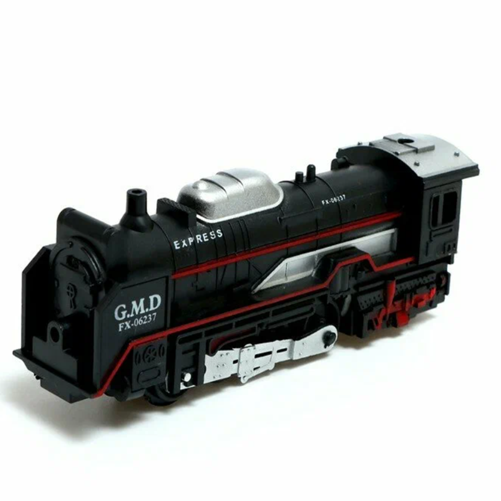 Szuper önjáró játékvonat készlet mozdonnyal vagonokkal sínpályával (BBJ)46