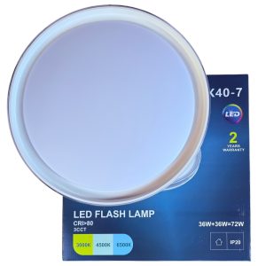 Tho Lux LED mennyezeti lámpa 72W – állítható színhőmérséklet (3000K/4500K/6500K), IP20, modern kör alakú design K40-7 (BBD)
