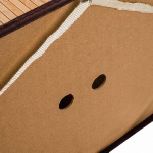 Kétkamrás 100 literes bambusz szennyestartó – stílusos és praktikus megoldás (WNDR24269) - Image 6