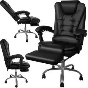 Ergonomikus forgószék, kinyitható lábtámasszal – maximális kényelem és stílus (WNDR23286)
