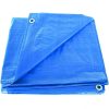 Vízálló medence takaró 305x204 cm-es medencéhez – UV-álló medence takaró rögzítőkötéllel (EDC)