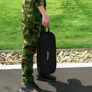 TRIZAND összecsukható kempingszék szabadtéri kalandokhoz - fekete (WNDR25074) - Image 5