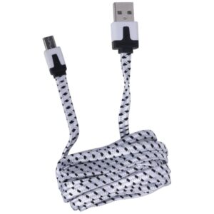 Grundig USB – Micro USB Nylon Kábel, 2m (EDC)