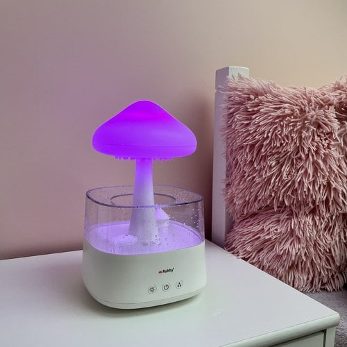 Gomba Alakú Párásító LED Éjjeli Fénnyel – Stílusos és Funkcionális (WNDR24378) - Image 3