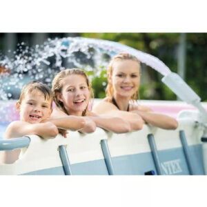 INTEX 28089 LED-es vízesés medence szökőkút – Látványos show és világítás a kertedben (WNDR25191) - Image 3