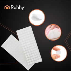 RUHHY 18 mm-es öntapadós tépőzár készlet – gyors rögzítés (WNDR25884) - Image 4