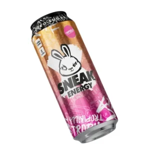 Sneak Zero Energy Tropikilla – cukormentes energiaital, trópusi mangó és ananász ízekkel, 500ml - Image 2