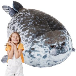 Hosszú plüss fóka - a tökéletes társ a gyermekek számára (WNDR24644)
