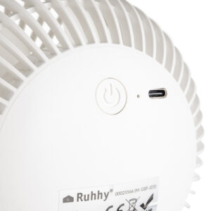 RUHHY Vezeték nélküli Csiptetős Ventilátor – Fehér, 3 az 1-ben Hűsítő Kényelem (WNDR25566) - Image 7